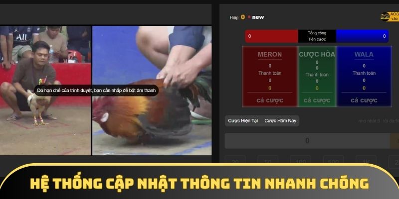 Sự nhanh chóng và chuẩn xác đến từ hệ thống cập nhật thông tin