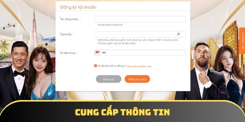 Hoàn thành biểu mẫu để đăng ký tài khoản thành công Hoàn thành biểu mẫu để đăng ký tài khoản thành công